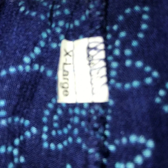 𝅺SHIP N SHORE vintage floral pull on pant elastic waistband art to wear size XL - Picture 3 of 7